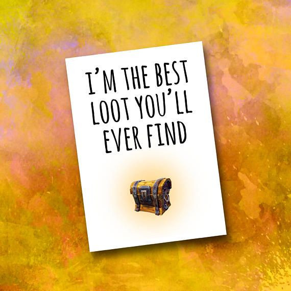 Best ideas about Fortnite Birthday Card
. Save or Pin Fortnite Valentine s Day Card Funny Boyfriend Loot Crate Now.