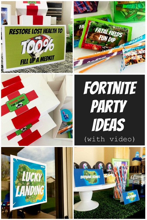 Best ideas about Fortnite Birthday Decorations
. Save or Pin Fortnite Birthday Party Ideas DIY Inspired Now.