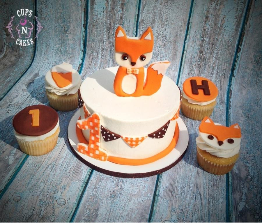 Best ideas about Fox Birthday Cake
. Save or Pin Fox First Birthday cake by Cups N Cakes CakesDecor Now.