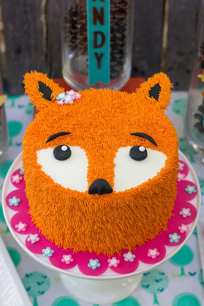 Best ideas about Fox Birthday Cake
. Save or Pin Kara s Party Ideas Crafty Like a Fox Birthday Party Now.