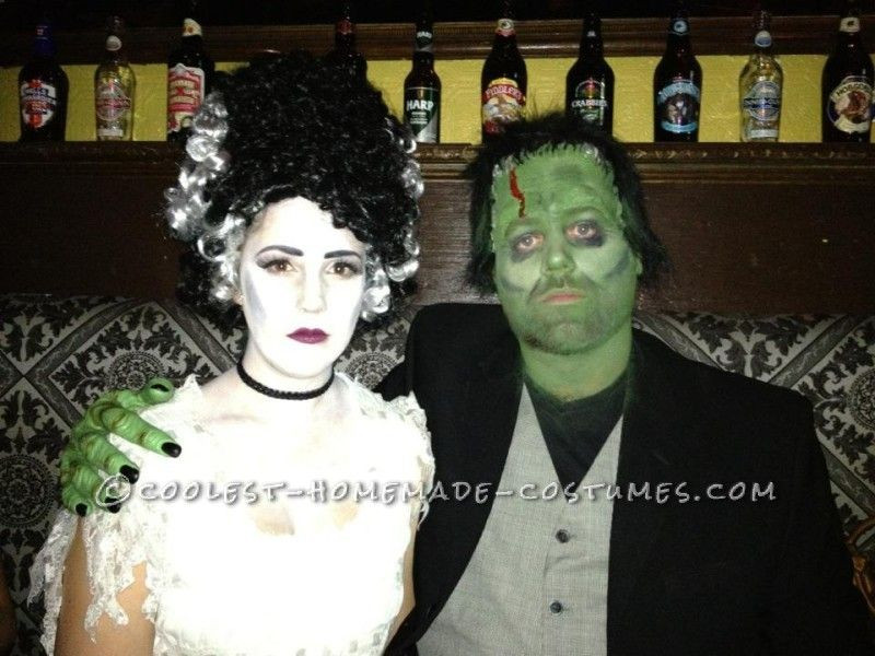 Best ideas about Frankenstein Costume DIY
. Save or Pin Cool DIY Couple Costume Bride of Frankenstein and The Now.