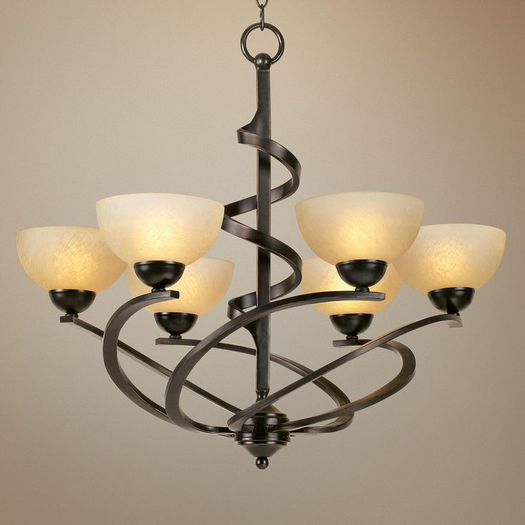 Best ideas about Franklin Iron Works Lighting
. Save or Pin Franklin Iron Works 27 1 2"W Dark Mocha Ribbon Chandelier Now.