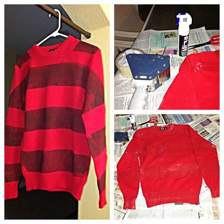 Best ideas about Freddy Krueger Costume DIY
. Save or Pin DIY Freddy Krueger Sweater Now.