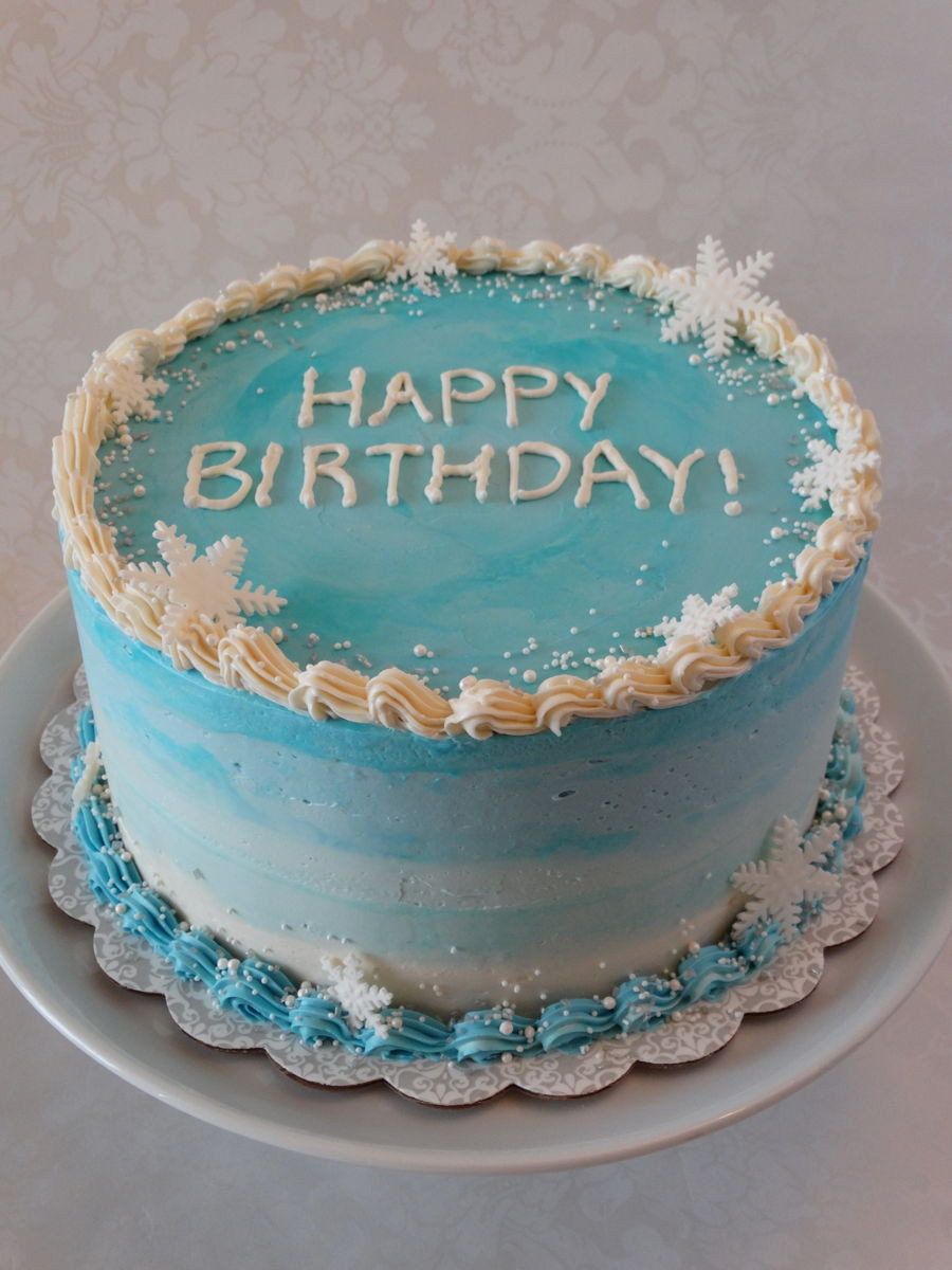 Best ideas about Free Birthday Cake Images
. Save or Pin Winter Birthday Cake CakeCentral Now.