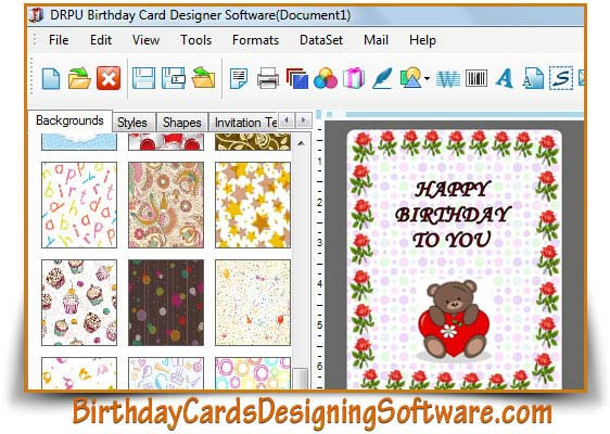 Best ideas about Free Birthday Card Maker
. Save or Pin Birthday Cards Designing Software design print invitations Now.