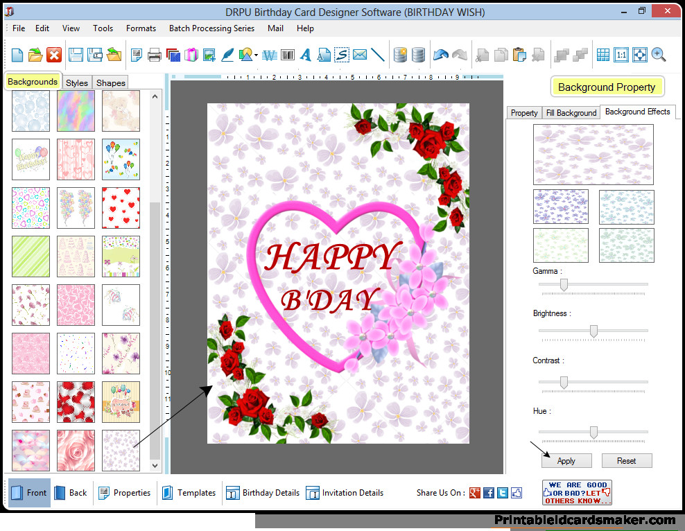 Best ideas about Free Birthday Card Maker
. Save or Pin Birthday Cards Maker Software design printable birth day Now.