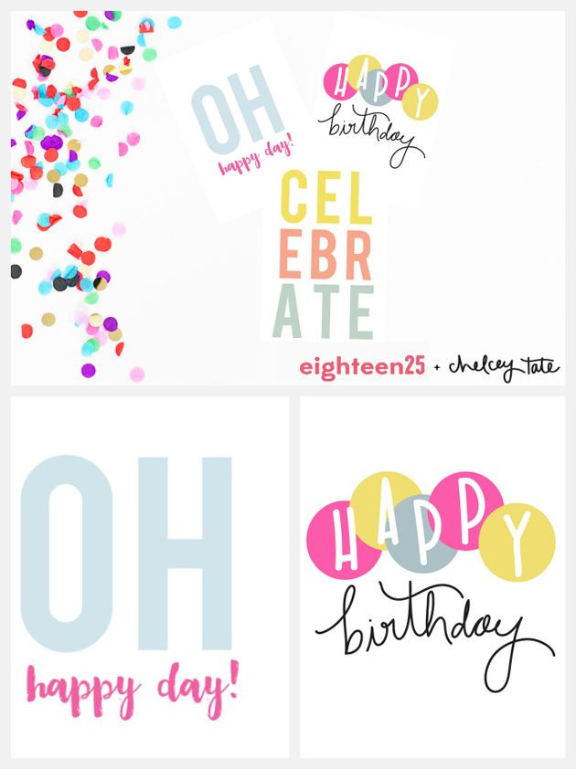 Best ideas about Free Birthday Card Printable
. Save or Pin Printable Birthday Note Cards Gift ideas Now.