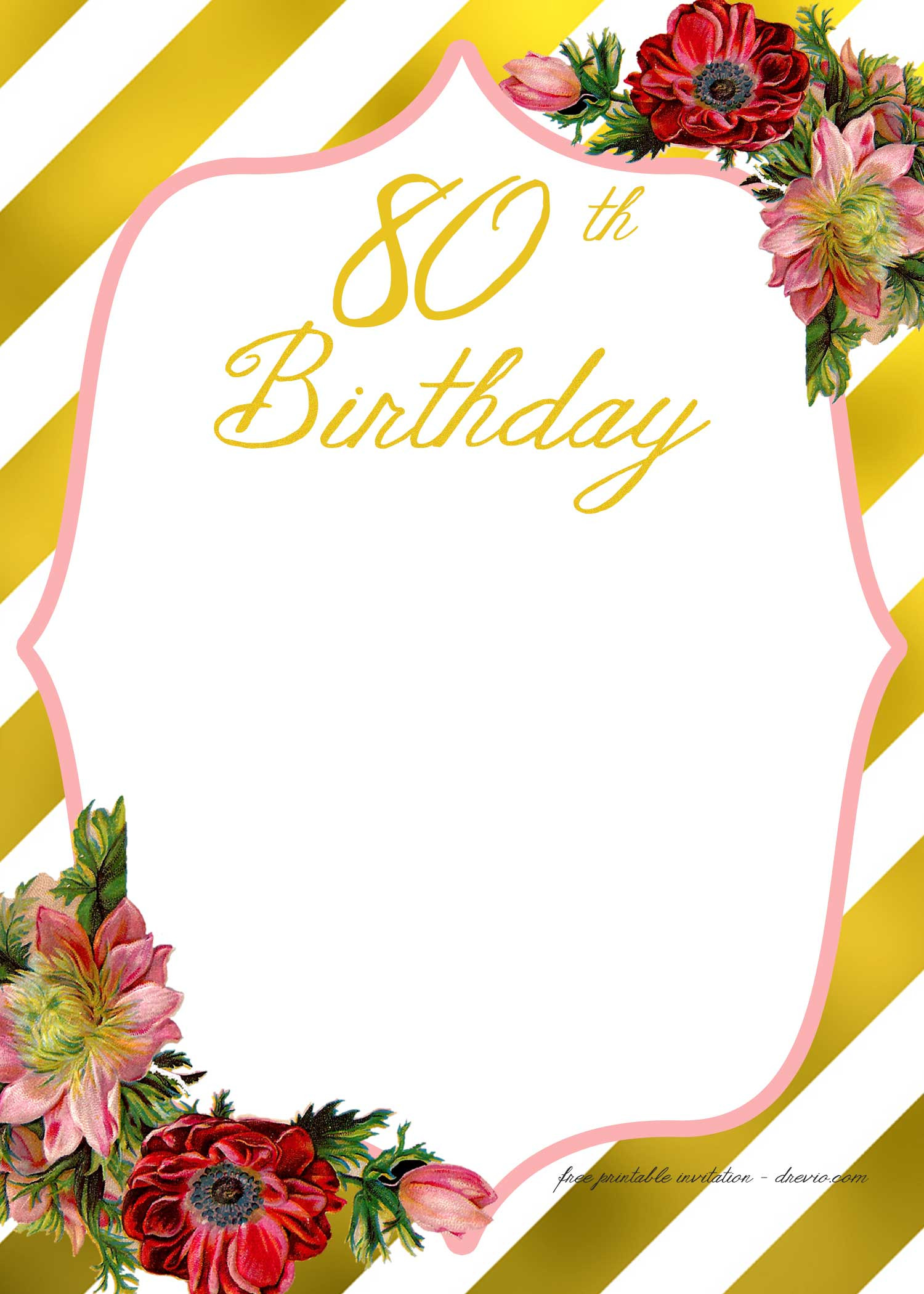 Best ideas about Free Birthday Invitations Online
. Save or Pin FREE Printable Adult Birthday Invitation Template – FREE Now.