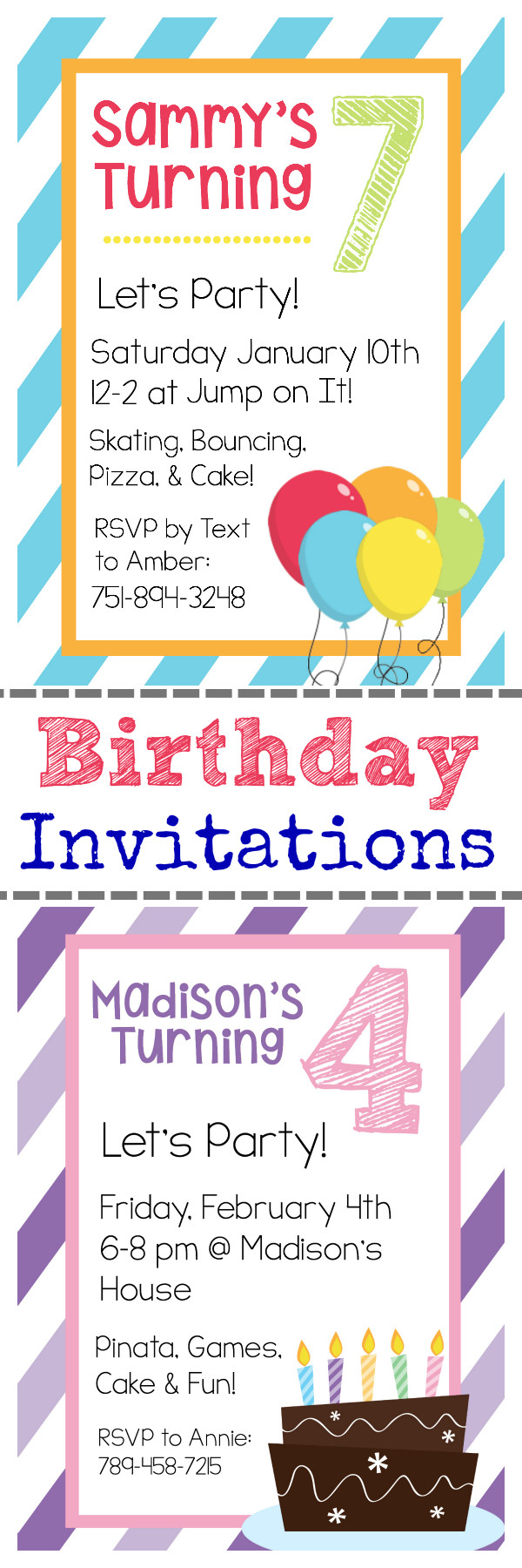 Best ideas about Free Birthday Invitations Printable
. Save or Pin Free Printable Birthday Invitation Templates Now.