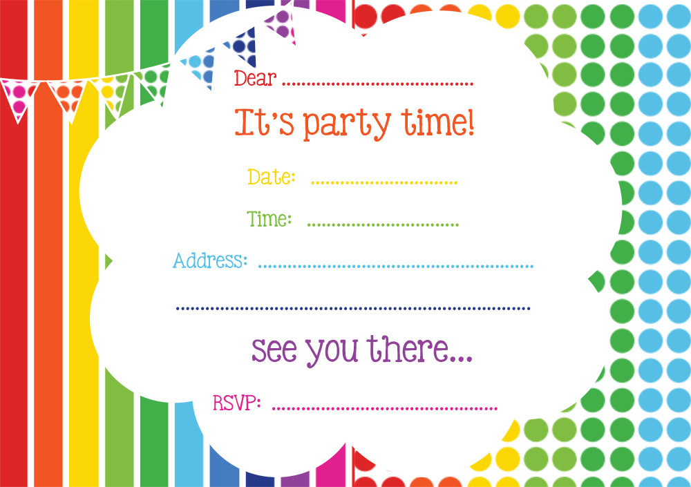 Best ideas about Free Birthday Party Invitation Template
. Save or Pin Free Printable Birthday Invitations line – FREE Now.