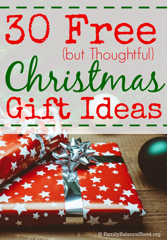 Best ideas about Free Christmas Gift Ideas
. Save or Pin 30 Free but Thoughtful Christmas Gift Ideas Family Now.