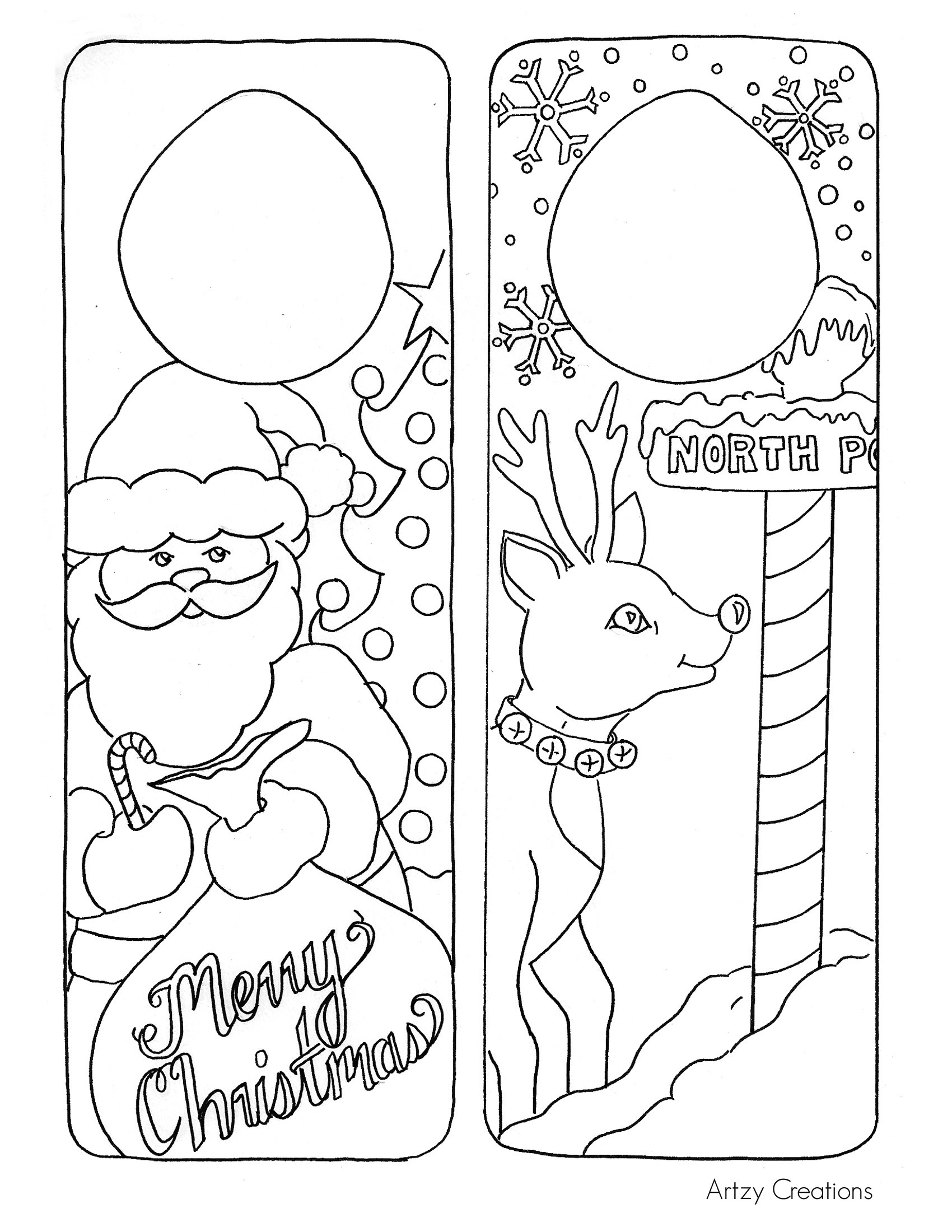 Best ideas about Free Christmas Printable Coloring Sheets For Kids
. Save or Pin Christmas Coloring Page Door Hanger Printables The Now.