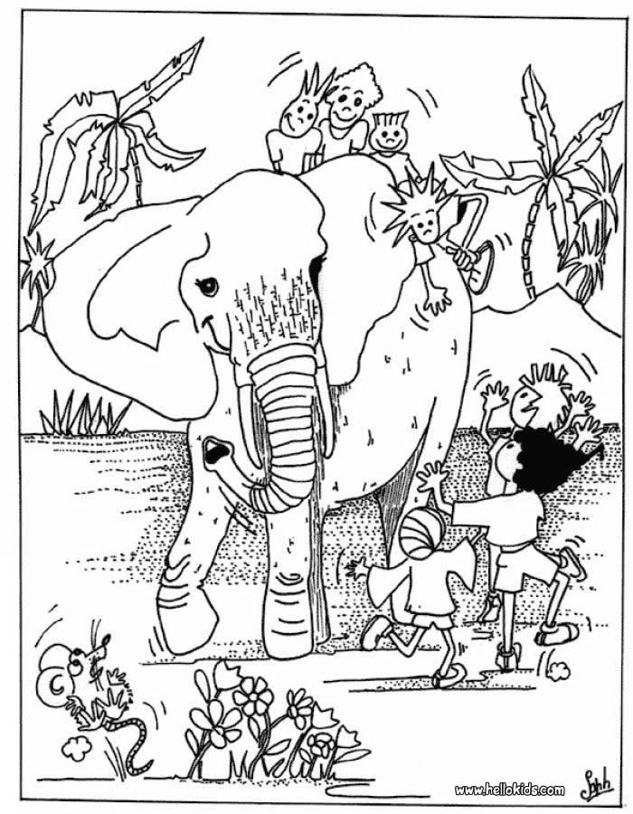 Best ideas about Free Coloring Pages African Animals
. Save or Pin Kinder mit elefant zum ausmalen zum ausmalen de Now.