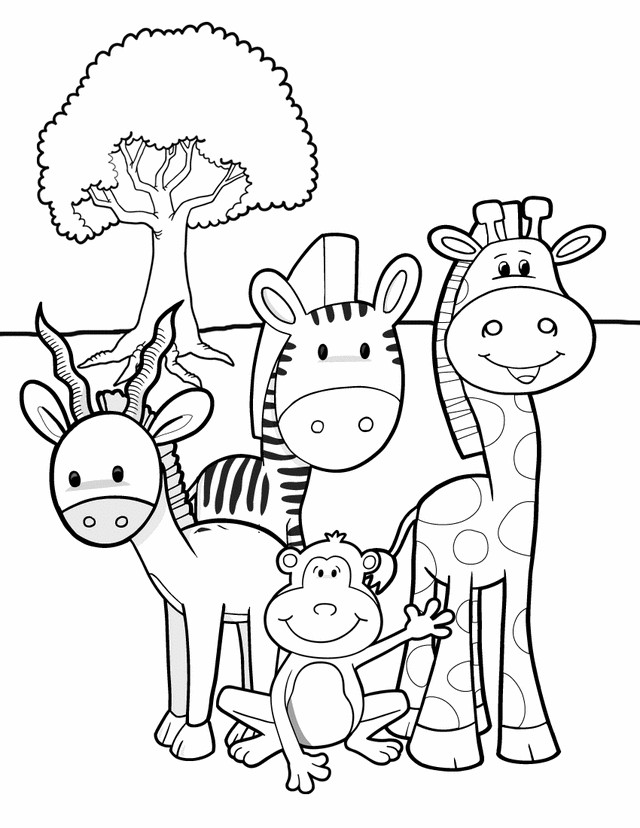 Best ideas about Free Coloring Pages African Animals
. Save or Pin Animal coloring pages for kids Safari friends Now.