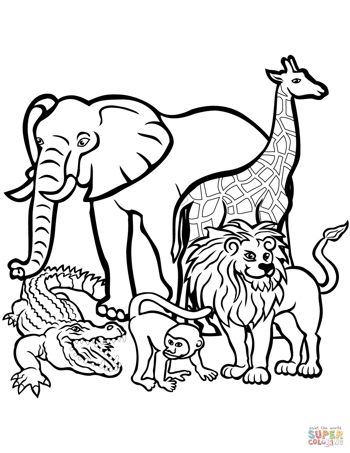 Best ideas about Free Coloring Pages African Animals
. Save or Pin African Animals coloring page Now.