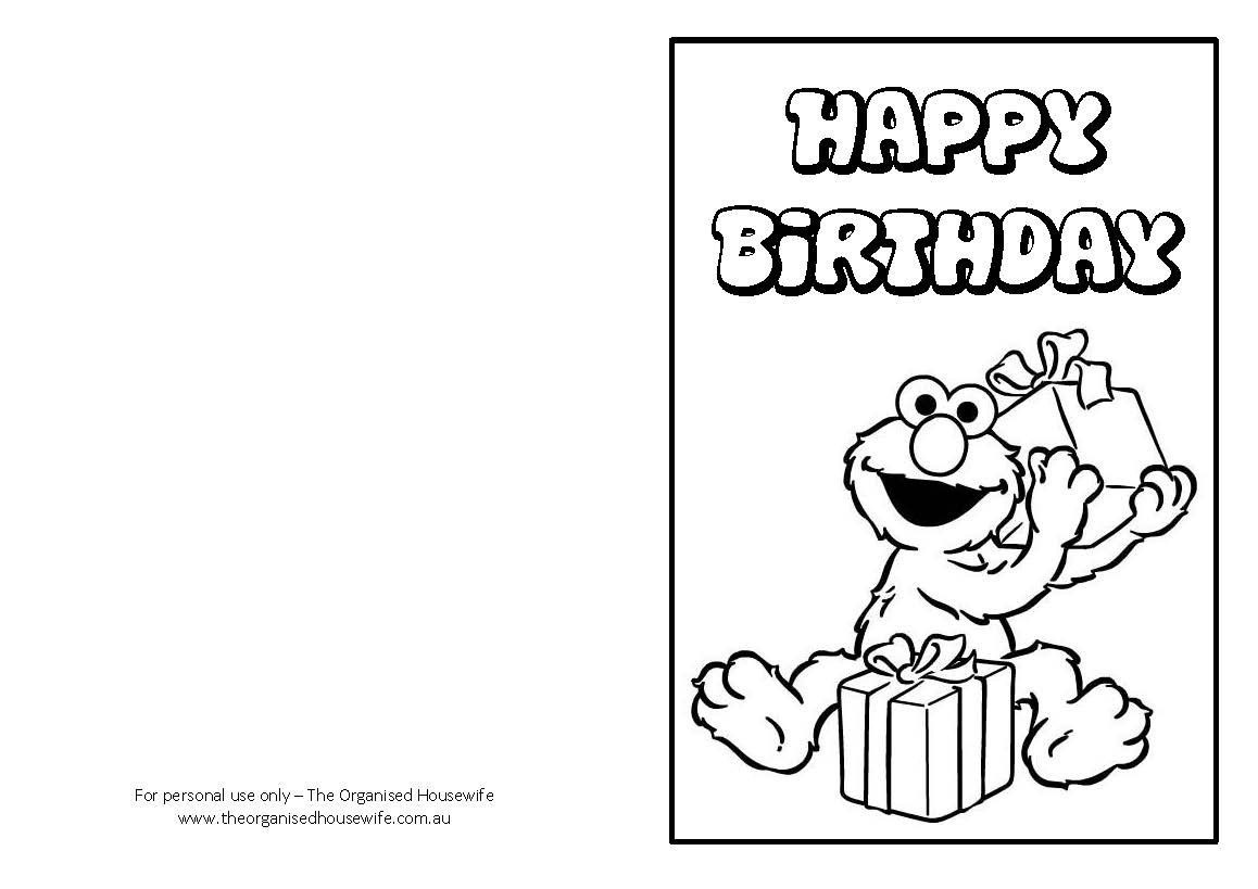 Best ideas about Free Coloring Pages Birthday Cards
. Save or Pin Free Printable Birthday Cards The Organised Housewife Now.