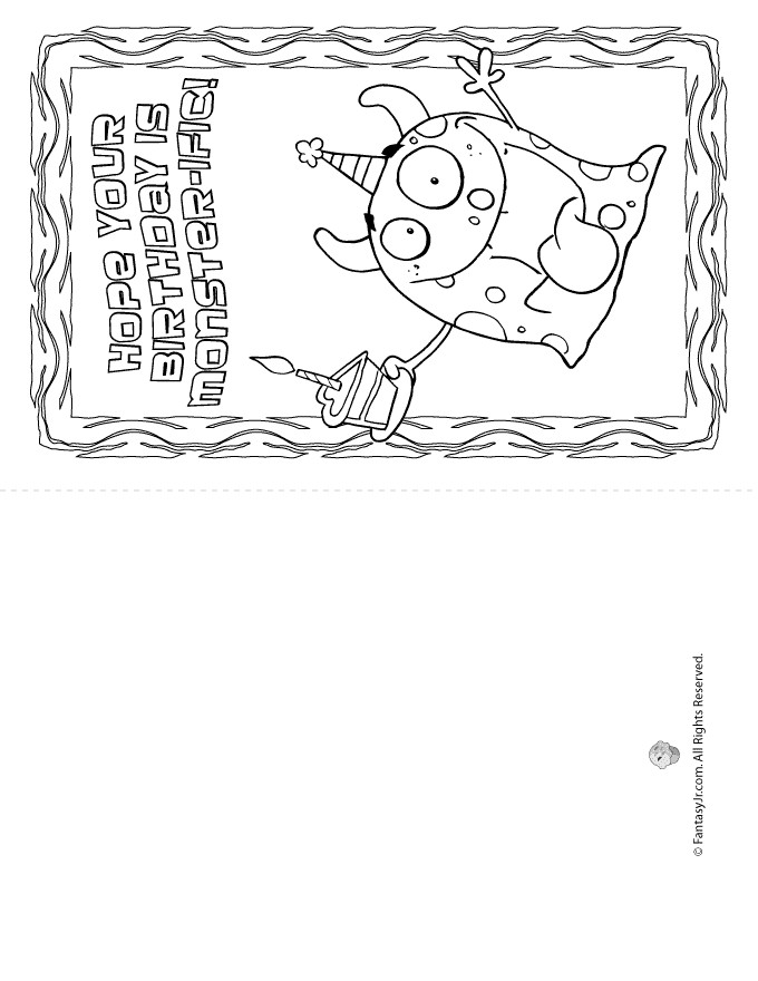 Best ideas about Free Coloring Pages Birthday Cards
. Save or Pin Coloring Pages Birthday Cards AZ Coloring Pages Now.