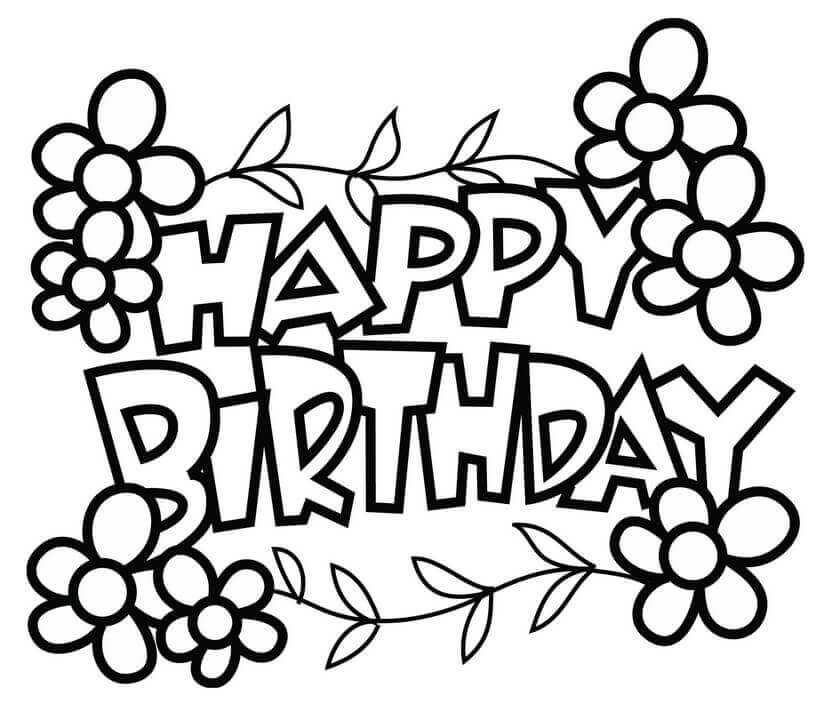 Best ideas about Free Coloring Pages Birthday Cards
. Save or Pin 25 Free Printable Happy Birthday Coloring Pages Now.