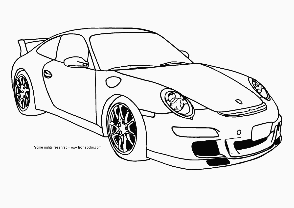 Best ideas about Free Coloring Pages Cars
. Save or Pin Car Coloring Pages For Boys print Now.