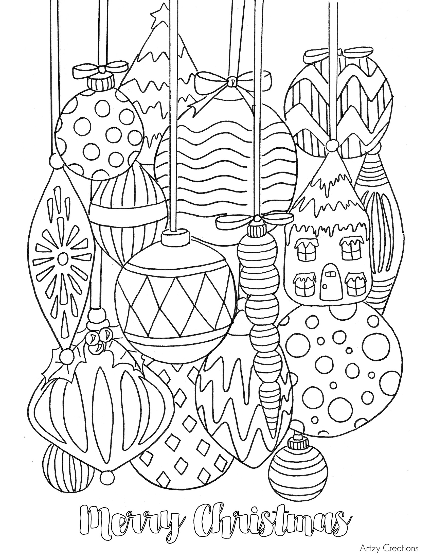 Best ideas about Free Coloring Pages Christmas
. Save or Pin Free Christmas Ornament Coloring Page TGIF This Now.