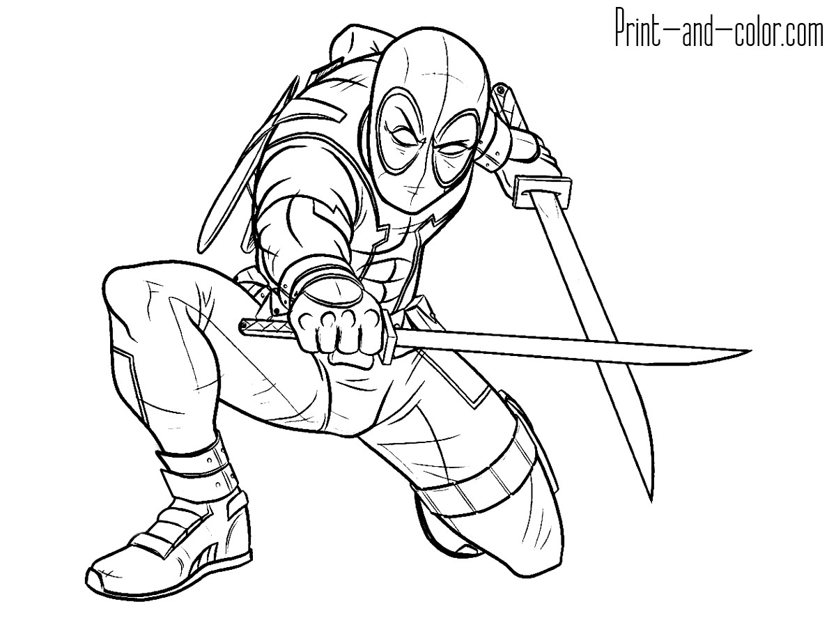 Best ideas about Free Coloring Pages Deadpool
. Save or Pin Deadpool coloring pages Now.