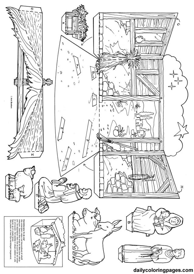 Best ideas about Free Coloring Pages For Christmas Nativity
. Save or Pin Free Nativity Coloring Pages Printable Coloring Home Now.