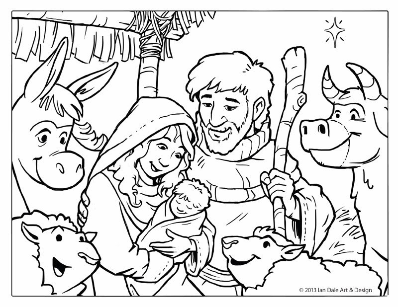 Best ideas about Free Coloring Pages For Christmas Nativity
. Save or Pin Ian Dale Art & Design Now.