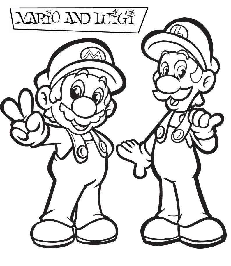 Best ideas about Free Coloring Pages Of Mario
. Save or Pin Mario Coloring pages Black and white super Mario Now.