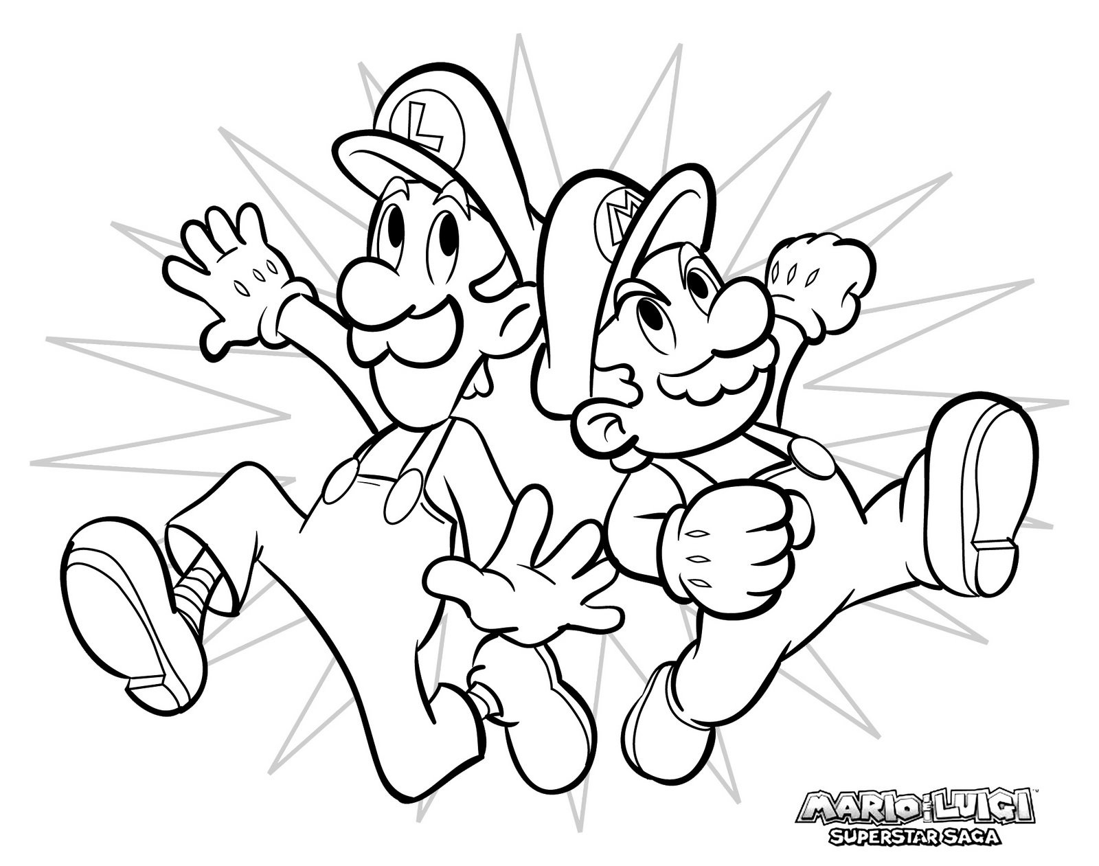 Best ideas about Free Coloring Pages Of Mario
. Save or Pin Mario Coloring pages Black and white super Mario Now.
