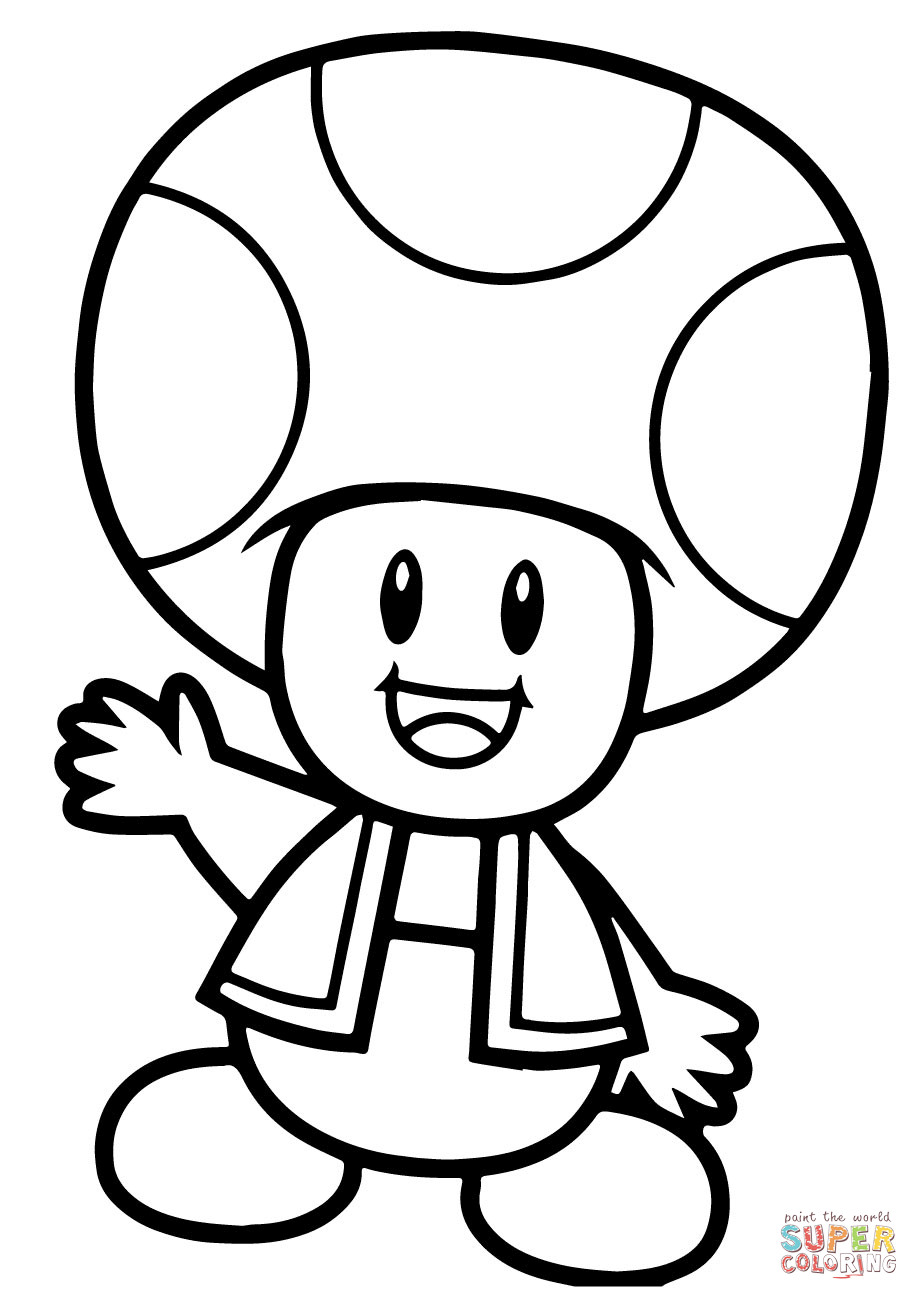 Best ideas about Free Coloring Pages Of Mario
. Save or Pin Super Mario Bros Toad coloring page Now.
