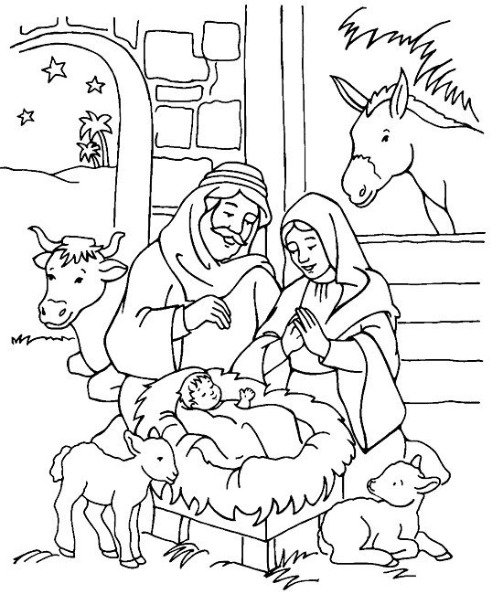 Best ideas about Free Coloring Pages Of The Birth Of Jesus
. Save or Pin Jesus Is Born Coloring Page Now.