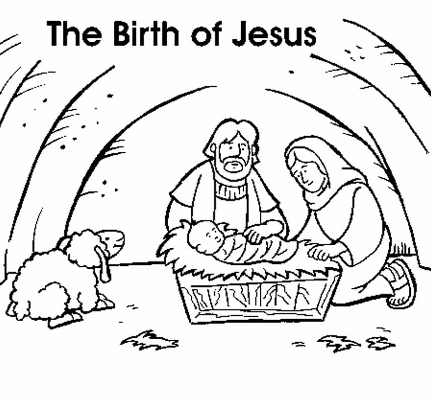 Best ideas about Free Coloring Pages Of The Birth Of Jesus
. Save or Pin Birth Jesus Coloring Pages Coloring Home Now.