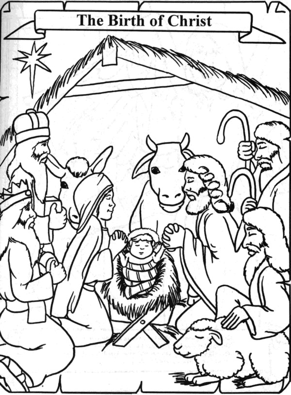 Best ideas about Free Coloring Pages Of The Birth Of Jesus
. Save or Pin The Birth Jesus Coloring Page Coloring Home Now.