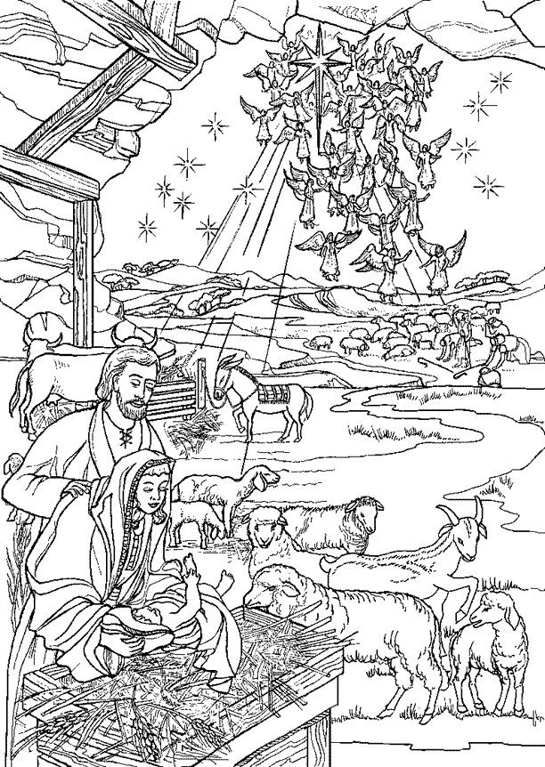 Best ideas about Free Coloring Pages Of The Birth Of Jesus
. Save or Pin The Birth of Jesus Coloring Page Now.