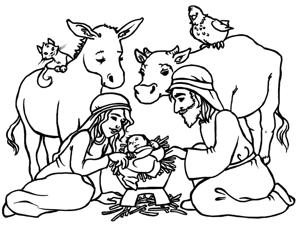 Best ideas about Free Coloring Pages Of The Nativity
. Save or Pin Free Printable Nativity Coloring Pages for Kids Best Now.