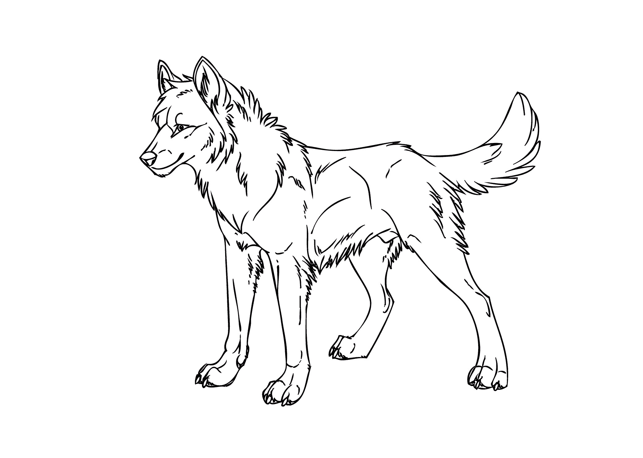 Best ideas about Free Coloring Pages Of Wolves
. Save or Pin Wolf Drawing For Kids at GetDrawings Now.