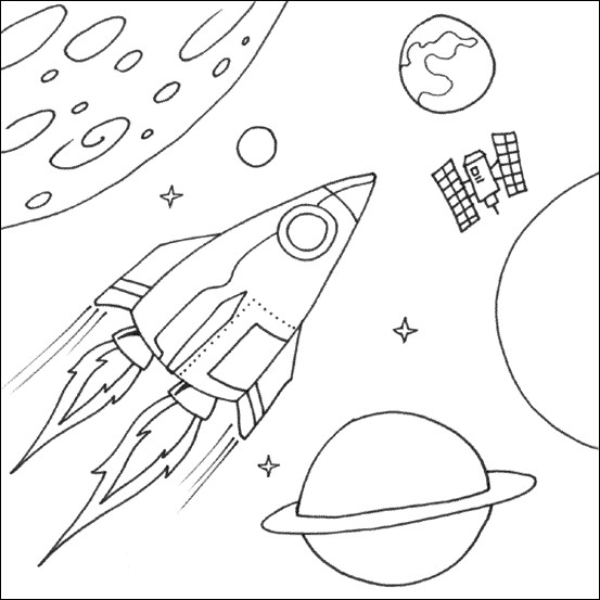 Best ideas about Free Coloring Pages Outer Space
. Save or Pin Space Rocket Colouring Page Now.