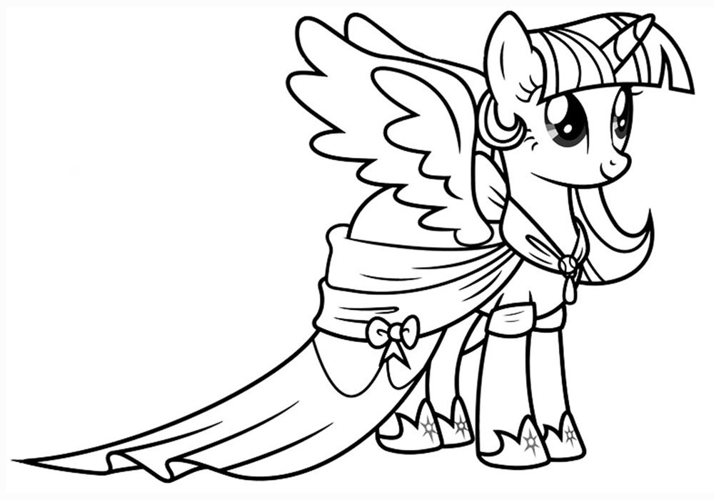 Best ideas about Free Coloring Pages Twilight
. Save or Pin Twilight Sparkle coloring pages to and print for free Now.