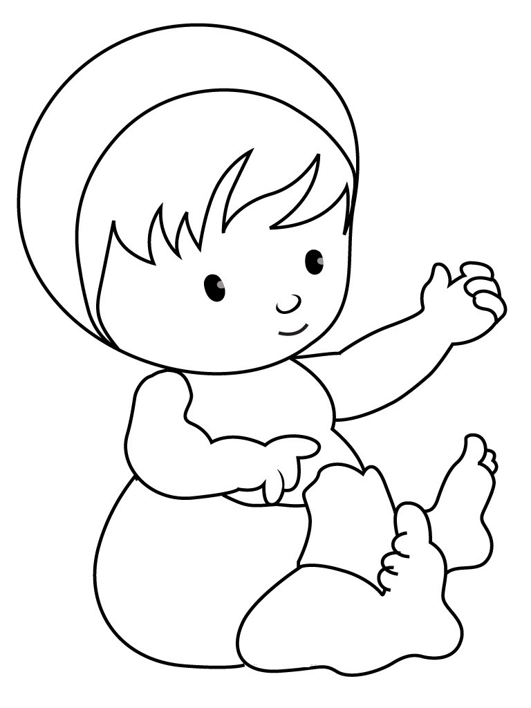 Best ideas about Free Coloring Sheets Babies
. Save or Pin Free Printable Baby Coloring Pages For Kids Now.