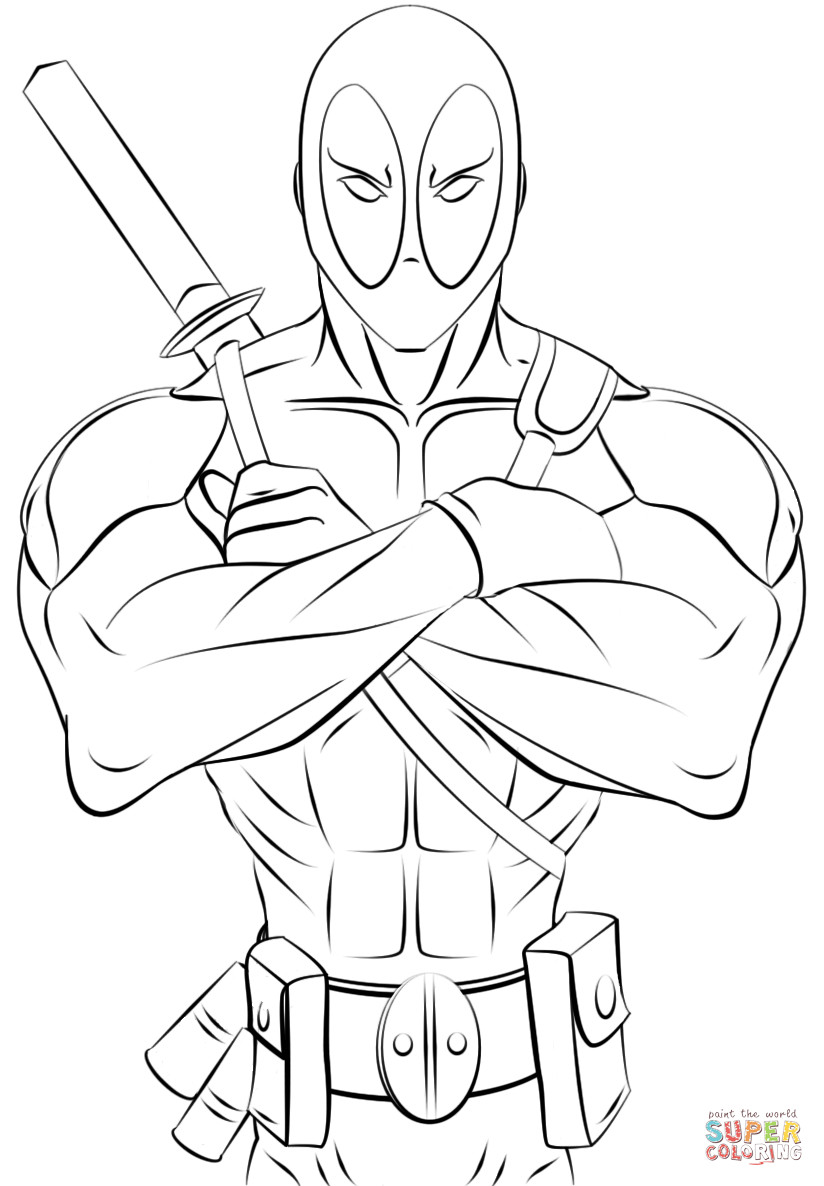 Best ideas about Free Coloring Sheets Of Deadpool
. Save or Pin Deadpool Coloring Pages Coloring Home Now.