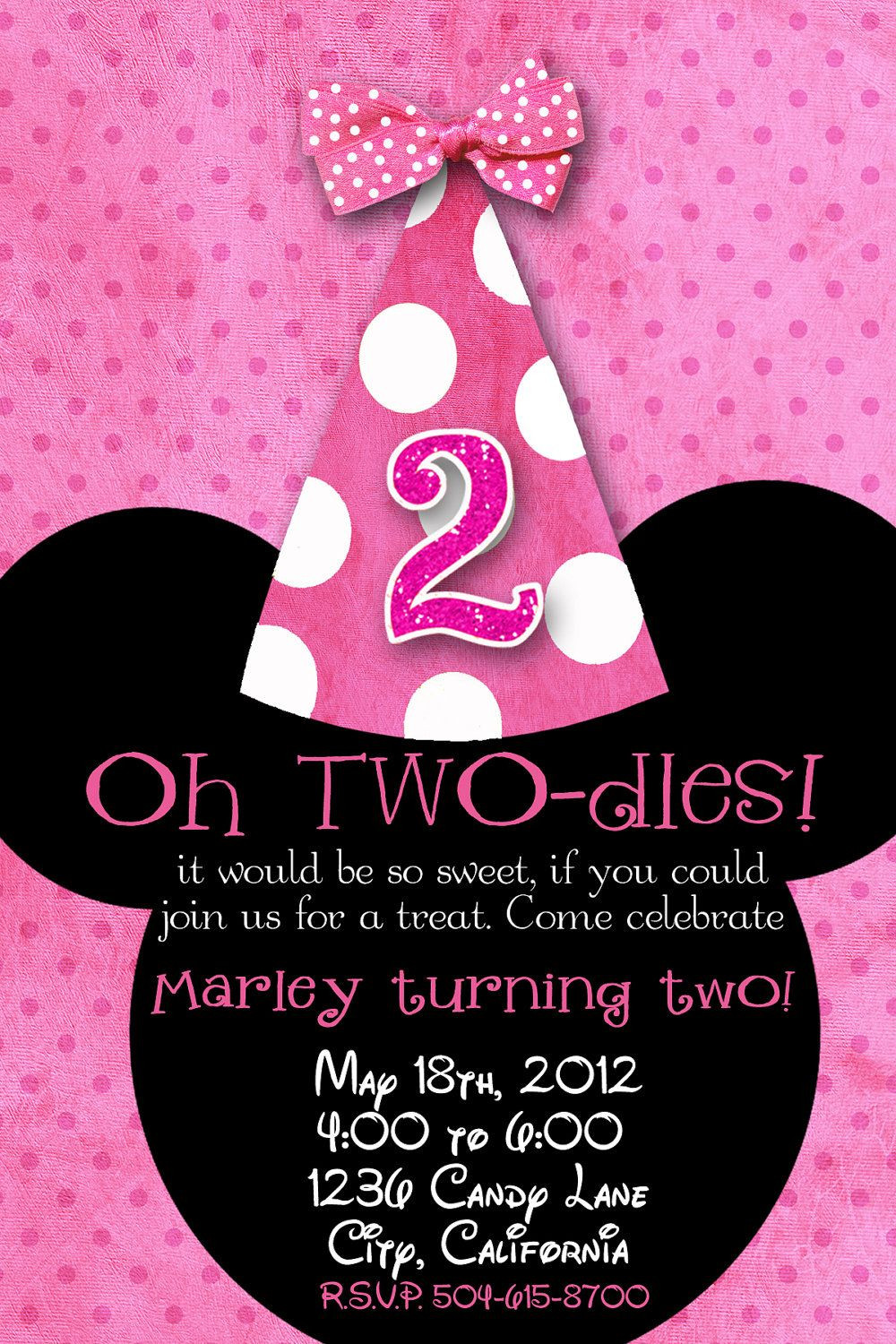 Best ideas about Free Customizable Minnie Mouse Birthday Invitations
. Save or Pin Minnie Mouse Custom Birthday Printable Disney Invitations Now.