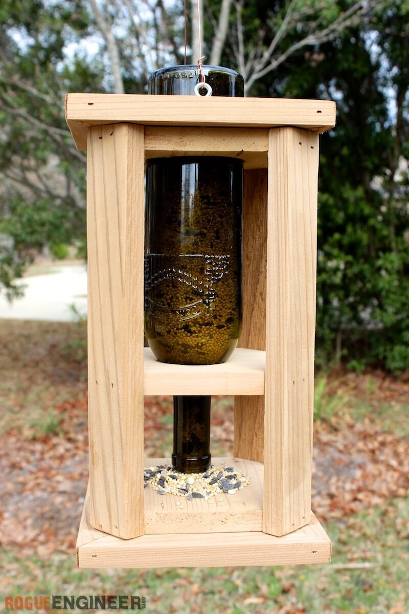 Best ideas about Free DIY Plans
. Save or Pin Wine Bottle Bird Feeder Free DIY Plans  Rogue Engineer Now.