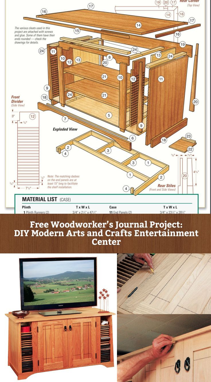 Best ideas about Free DIY Woodworking Plans
. Save or Pin 23 best images about Entertainment Center & TV Stands on Now.