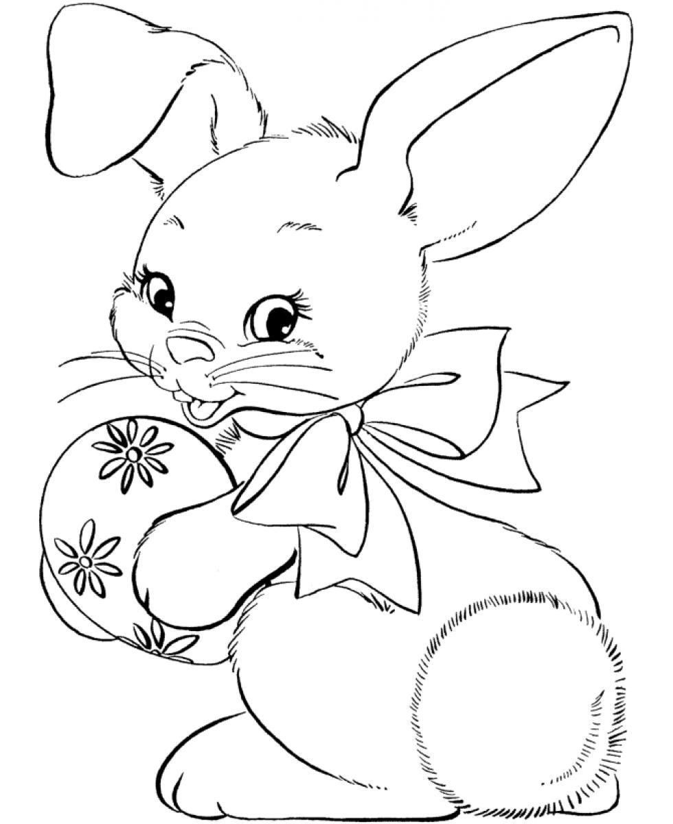 Best ideas about Free Easter Coloring Pages For Girls
. Save or Pin easter bunny face coloring page coloring cartoon Easter Now.