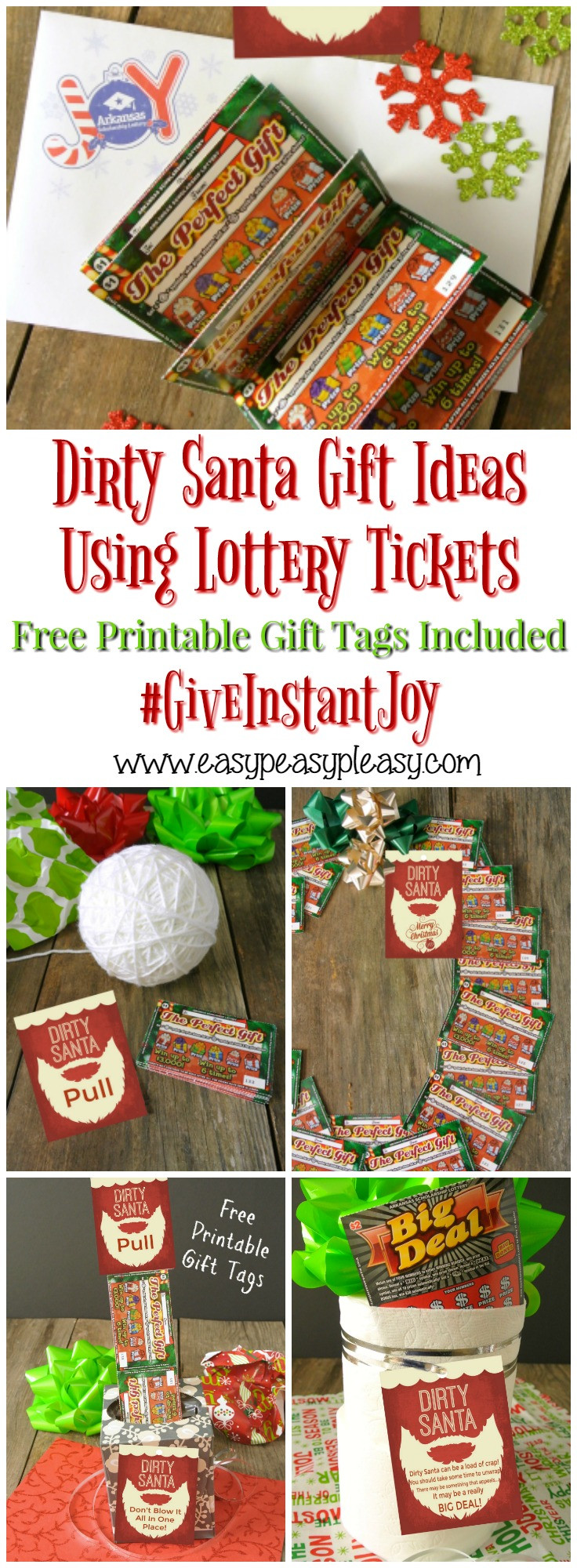Best ideas about Free Gift Ideas
. Save or Pin Dirty Santa Lottery Tickets = The Perfect Gift Easy Now.