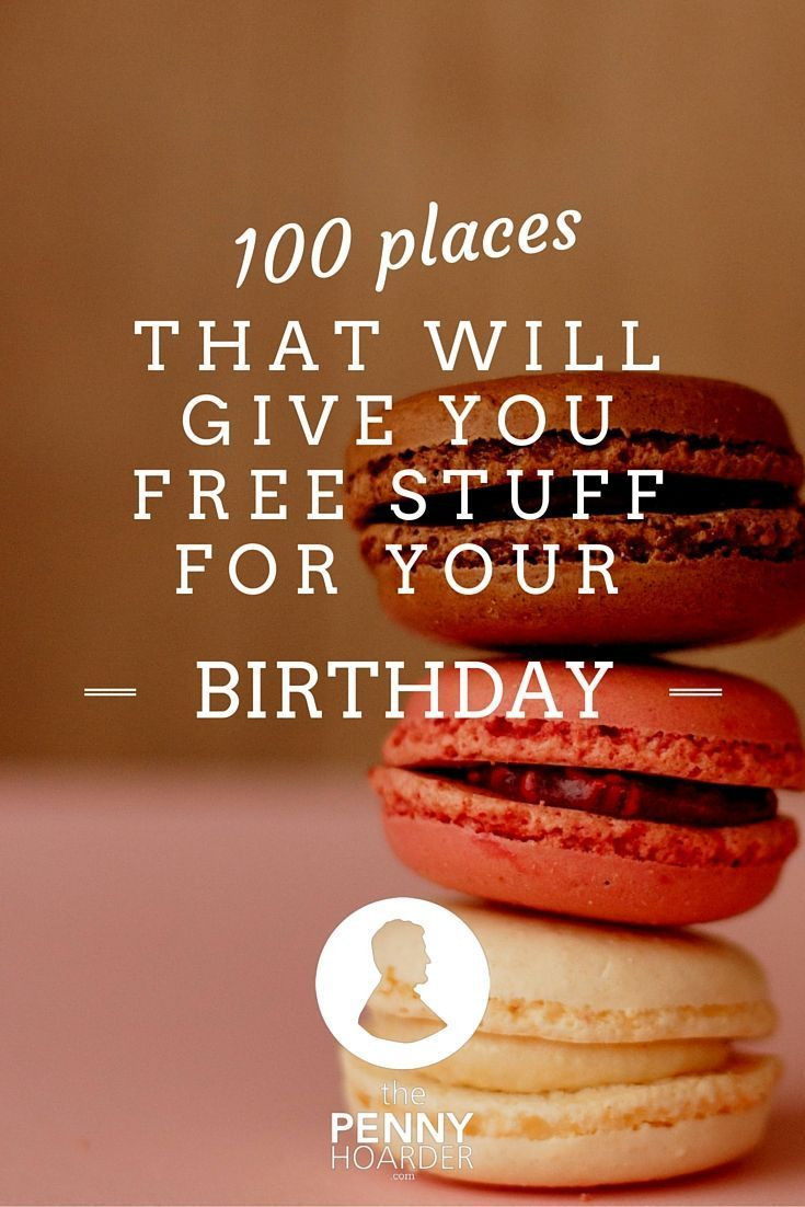 Best ideas about Free Gifts On Your Birthday
. Save or Pin 100 Places That Will Give You Free Stuff on Your Birthday Now.
