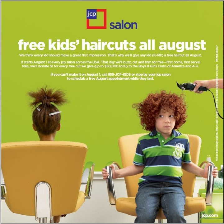 Best ideas about Free Kids Haircuts
. Save or Pin JCPenney Salon Free Haircuts for Kids Now.