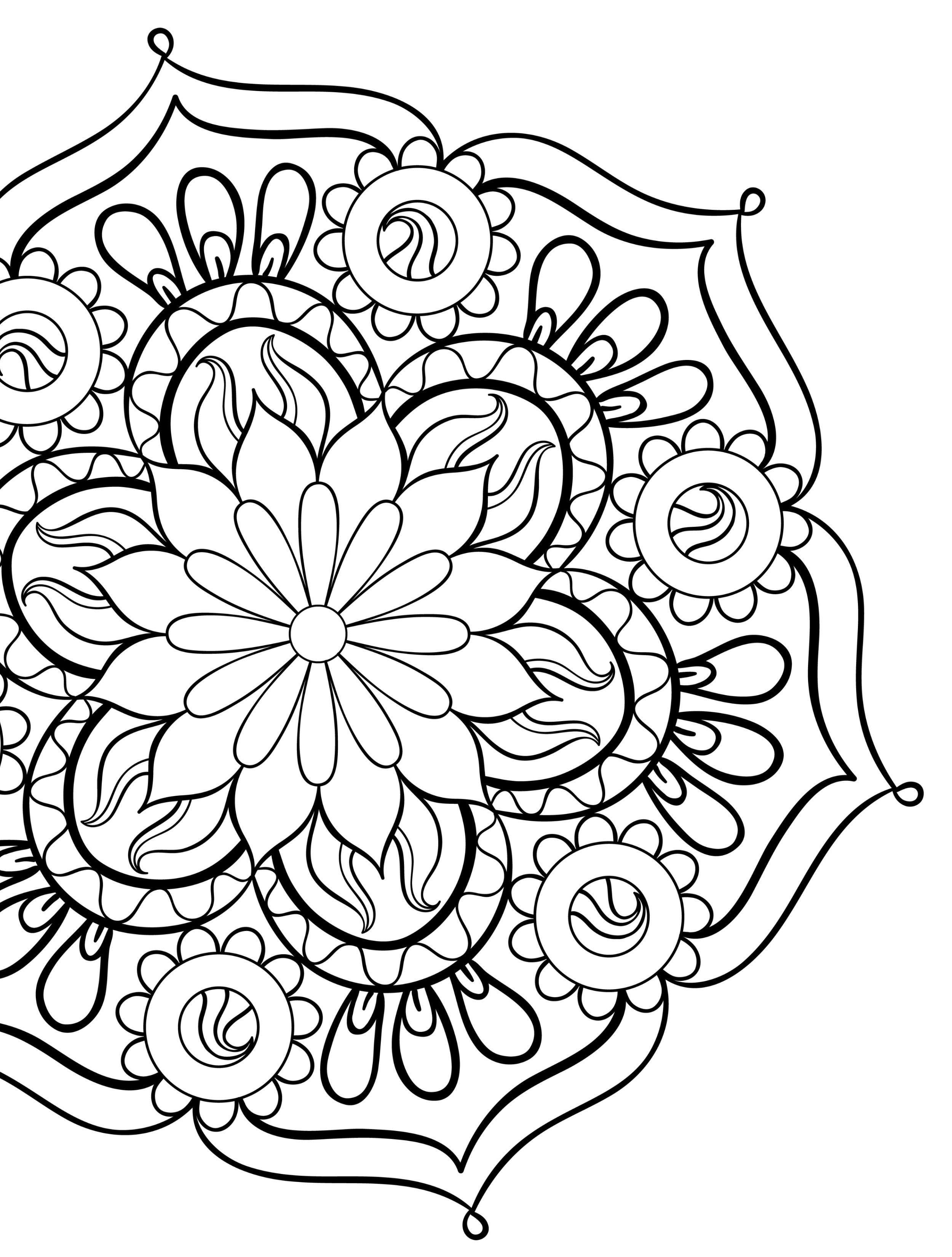 Best ideas about Free Mandala Coloring Pages For Teens
. Save or Pin 20 Gorgeous Free Printable Adult Coloring Pages Page 2 Now.