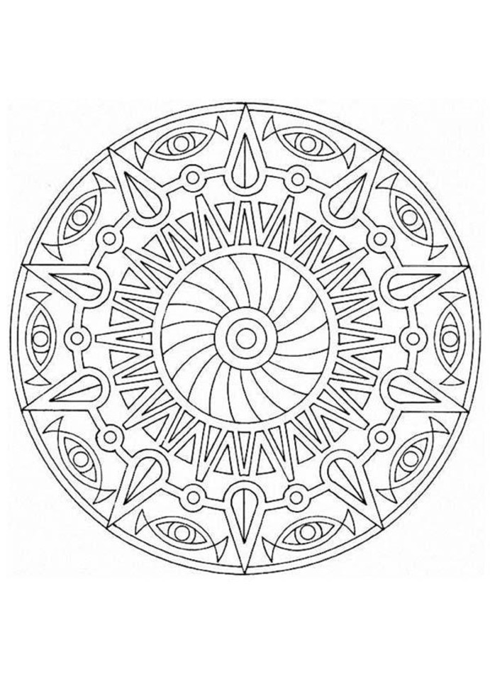 Best ideas about Free Mandala Coloring Pages For Teens
. Save or Pin Five of the best Adult colouring in printables Fat Mum Slim Now.