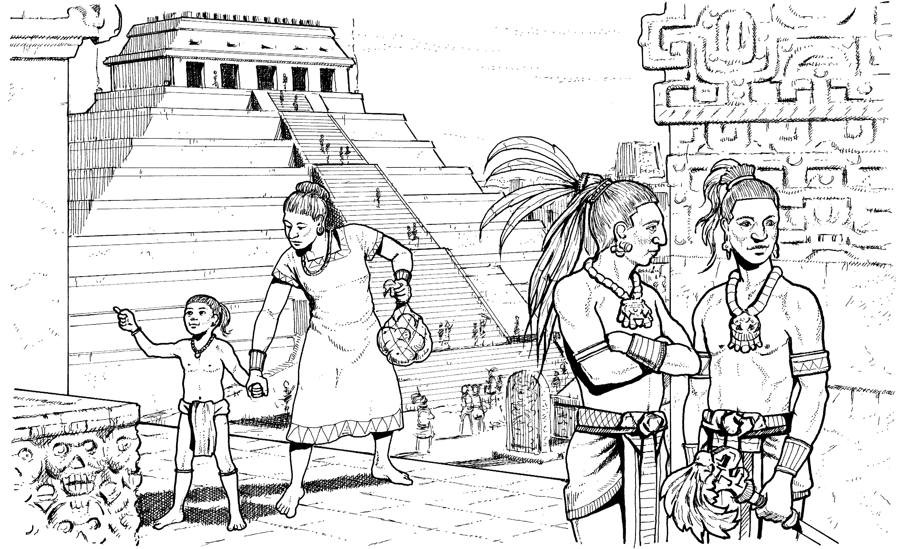 Best ideas about Free Preschool Coloring Sheets Of Antient Cities
. Save or Pin Mayan city coloring page Now.